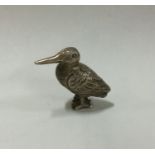 A good cast figure of a woodcock in seated positio