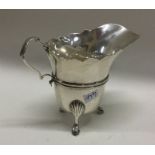 DUBLIN: A Georgian style silver cream jug. Approx.