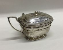 A George III silver mustard pot. London 1808. By R