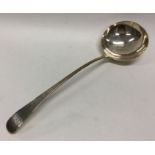 A Georgian silver soup ladle. Approx. 119 grams. E