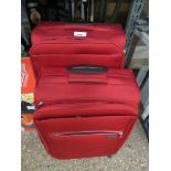 2 piece Antler red luggage set