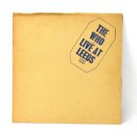 The Who Live at Leeds LP pack, 2406 001,