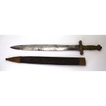 A French Artillery M1831 gladius short sword/side arm by Talbot, inscribed to blade,