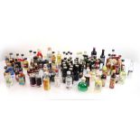 About 100 various Liqueur Miniatures including, 21x Baileys, 13x Jagermeister, 6x Hotel Chocolat