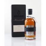 A bottle of Mackmyra Moment Prestige Swedish Single Malt Whisky Fatlagrad Bodas Gruva Nr. 2306/