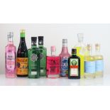 10 various bottles, 1x Unicorn Tears Raspberry Gin Liqueur 40% 50cl, 1x Pantry Delights Unicorn