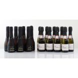 18 mini bottles, 9x Plaza Centro Brut Prosecco 11% 20cl & 9x Freixenet Cordon Negro Gran Seleccion