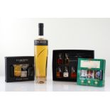 1 bottle & gift sets, 1x Penderyn Single Malt Welsh Whisky Madeira Finish Welsh Gold 46% 70cl, 1x
