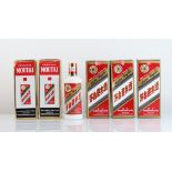 5 bottles of Kweichow Moutai Chinese Liqueurs with boxes, 3x Yingtin 53% 50cl & 2x Flying Fairy