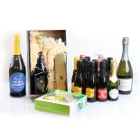 4 bottles & 14 mini bottles of sparkling, 4x assorted DOC Prosecco 75cl, 5x Costellore Extra Dry