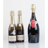 3 various bottles of Champagne, 1x Gosset Brut Grande Reserve 75cl & 2x Louis Roederer Brut