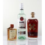 3 various bottles, 1x Bumbu The Original Rum 40% 70cl, 1x Bacardi Superior White Rum with