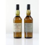 2 bottles of Caol Ila Islay Single Malt Scotch Whisky, 1x 12 year old Feis Ile 2021 57% 70cl & 1x