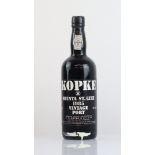 A bottle of Kopke Quinta St Luiz 1985 Vintage Port 75cl (ullage into neck)