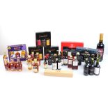 A quantity of 30 various Brandy & Port Miniatures & 5 various Gift Sets, including Taylors,