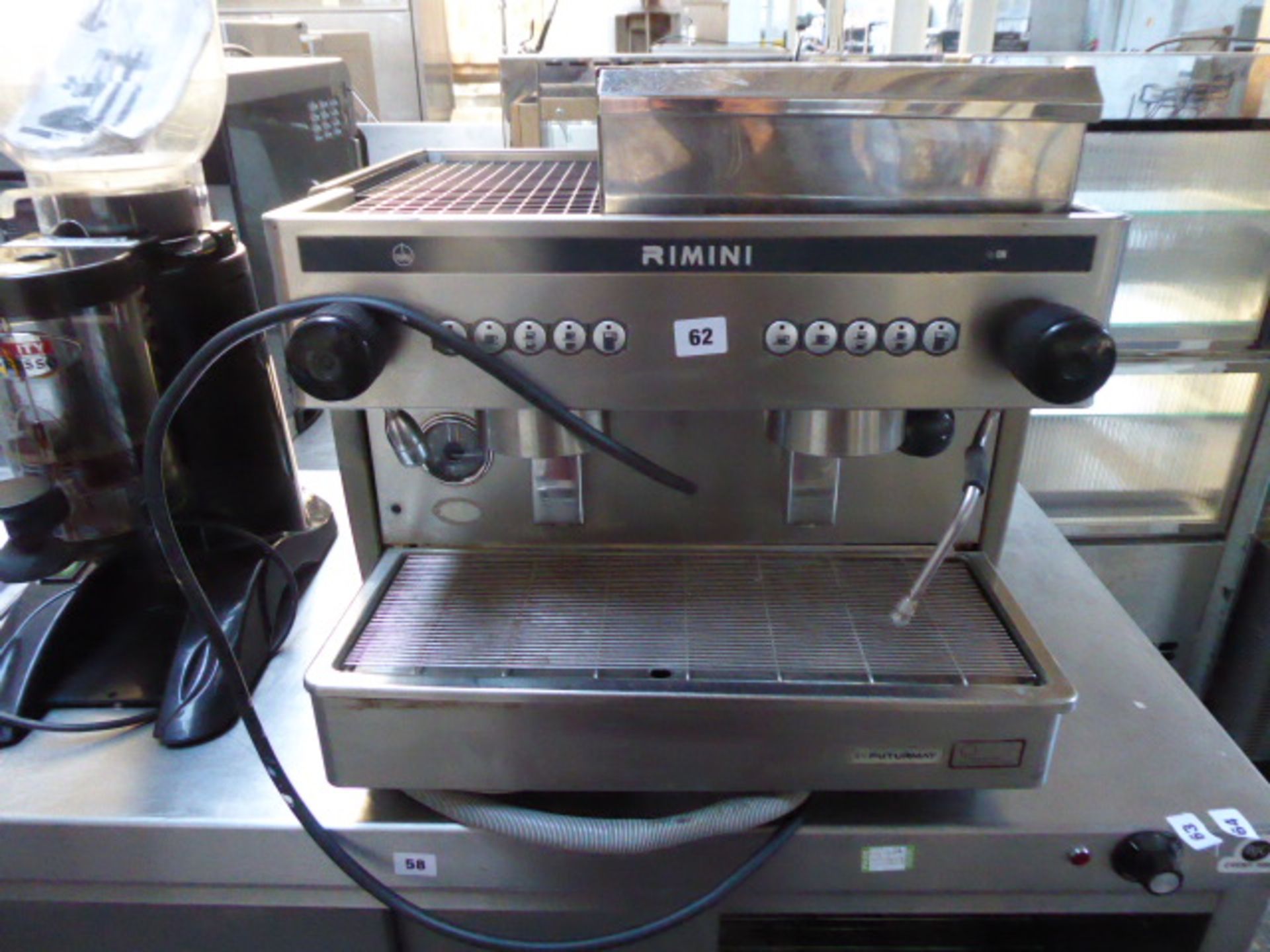 (TN21) 50cm Rimini Futuremat two station automatic coffee machine with knock out drawer and grinder - Image 2 of 3