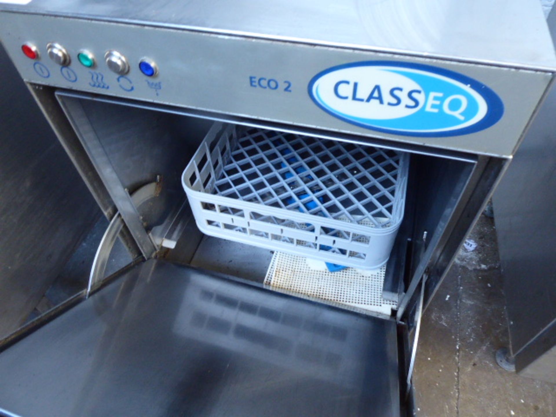 45cm Classeq ECO 2 drop front glass washer with tray - Image 2 of 2