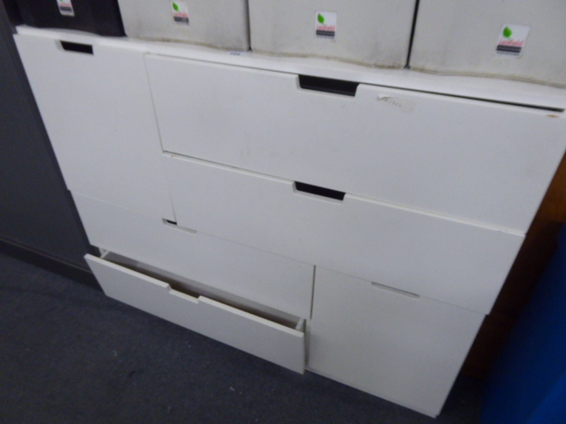 139 - 120cm white Ikea storage cabinet