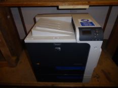 197 HP Color Laserjet CP4025 printer with 3 paper loading stations