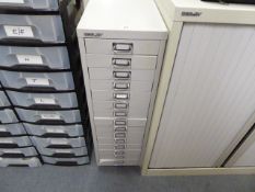 30cm Bisley grey multi drawer cabinet