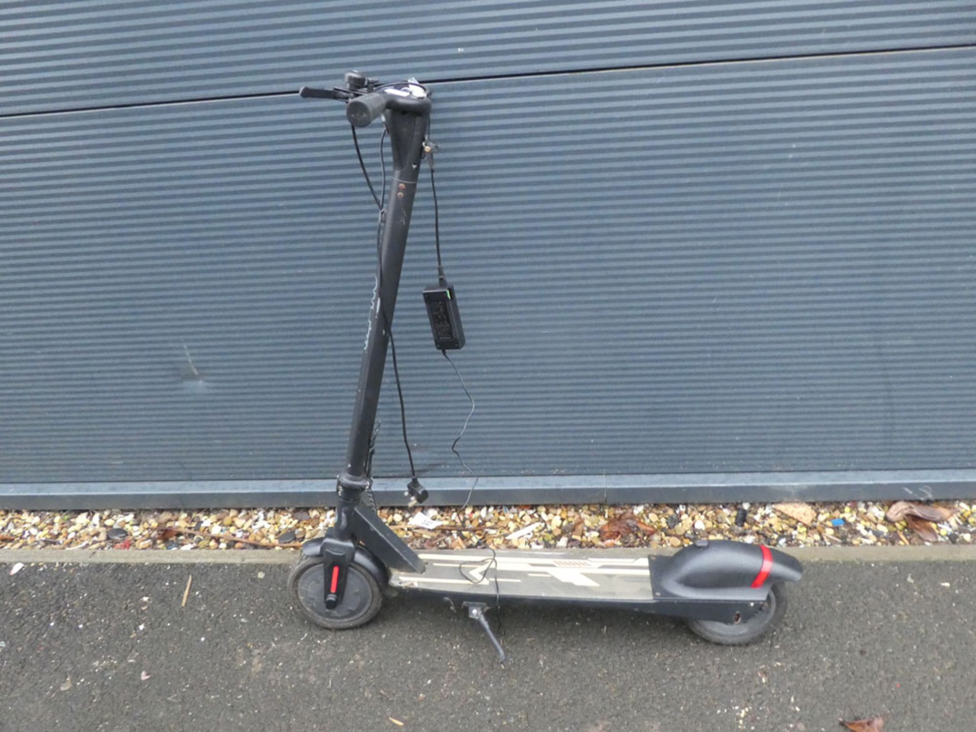 Electric scooter with charger