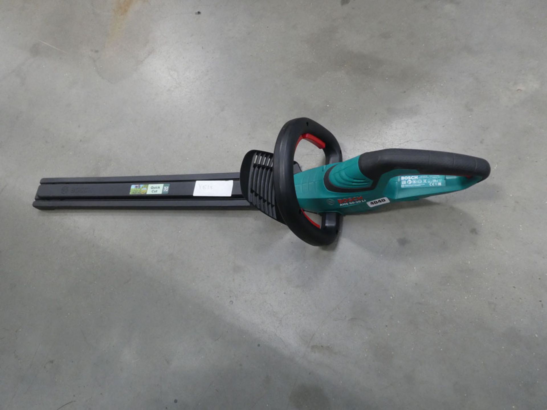 4064 - Bosch battery powered hedgecutter (no battery, no charger)