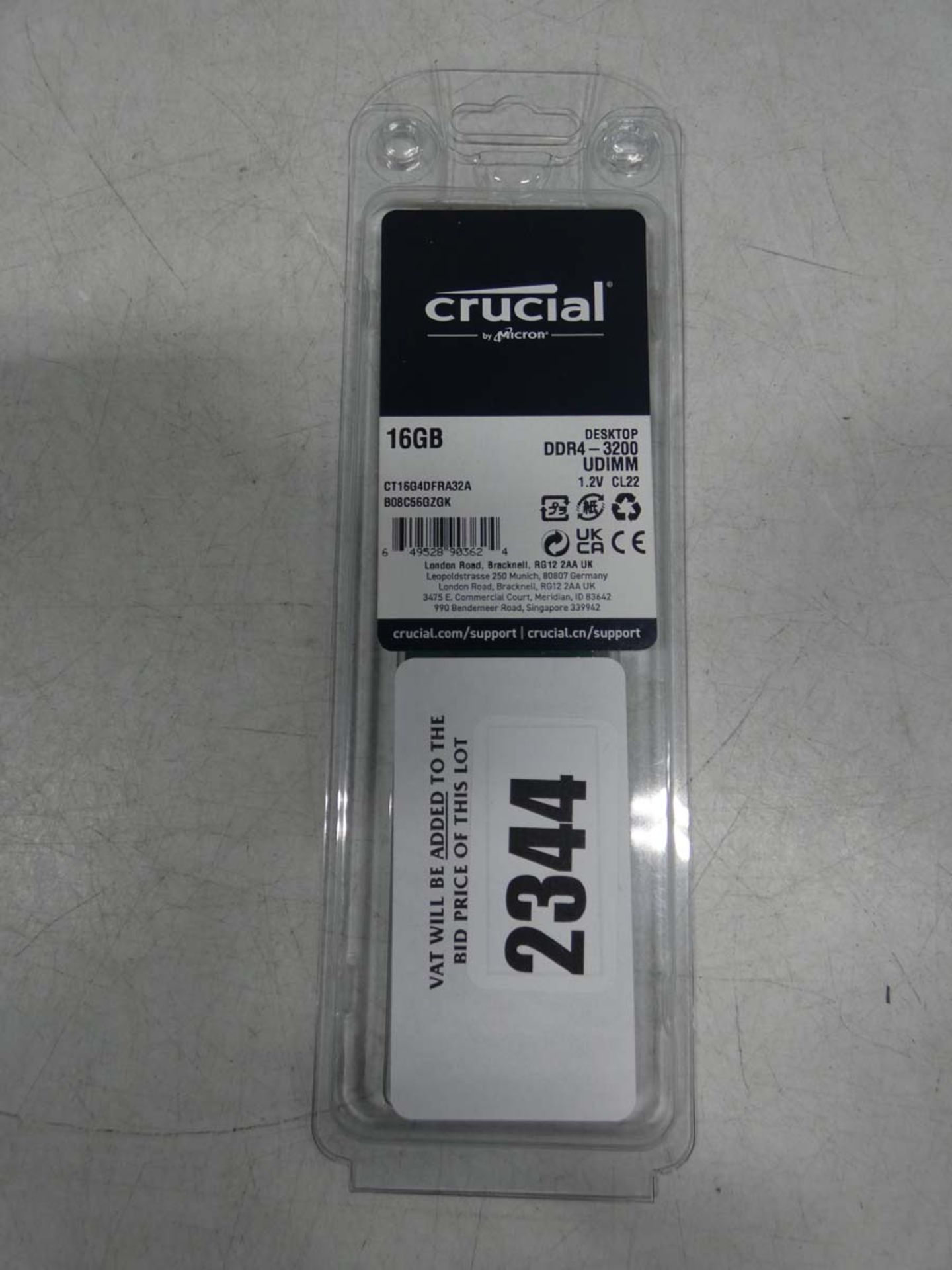 Crucial 16GB RAM