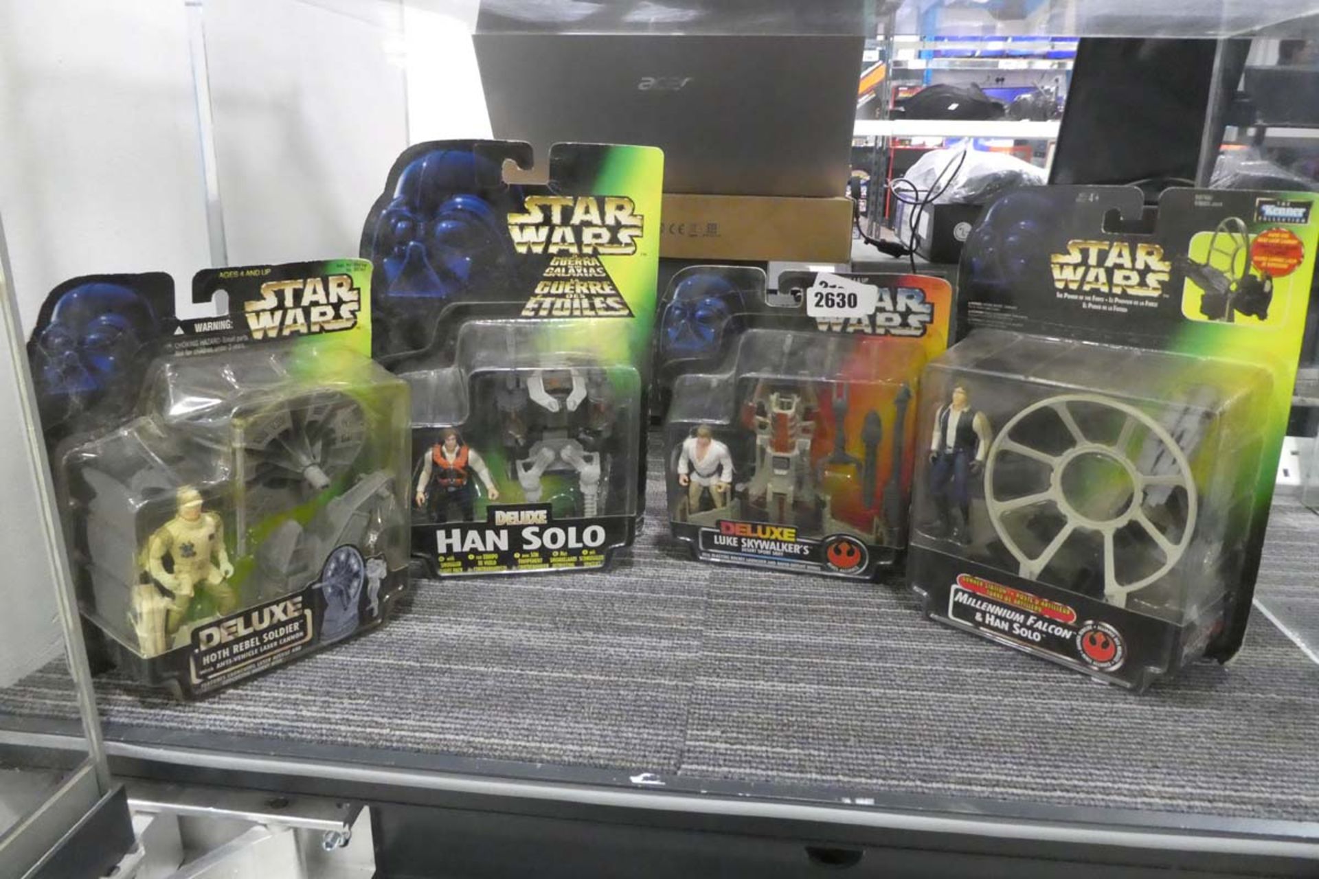 2139 - 4 sealed Star Wars Kena collectors figure sets to include deluxe Hoth Rebel soldier, Han