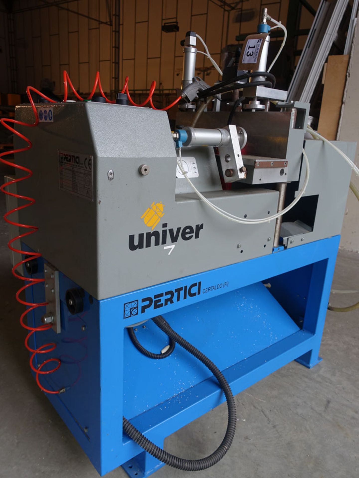 Pertici Univer model VC721 aluminium extrusion saw Serial number 06V110 Year 2006 - Image 6 of 7