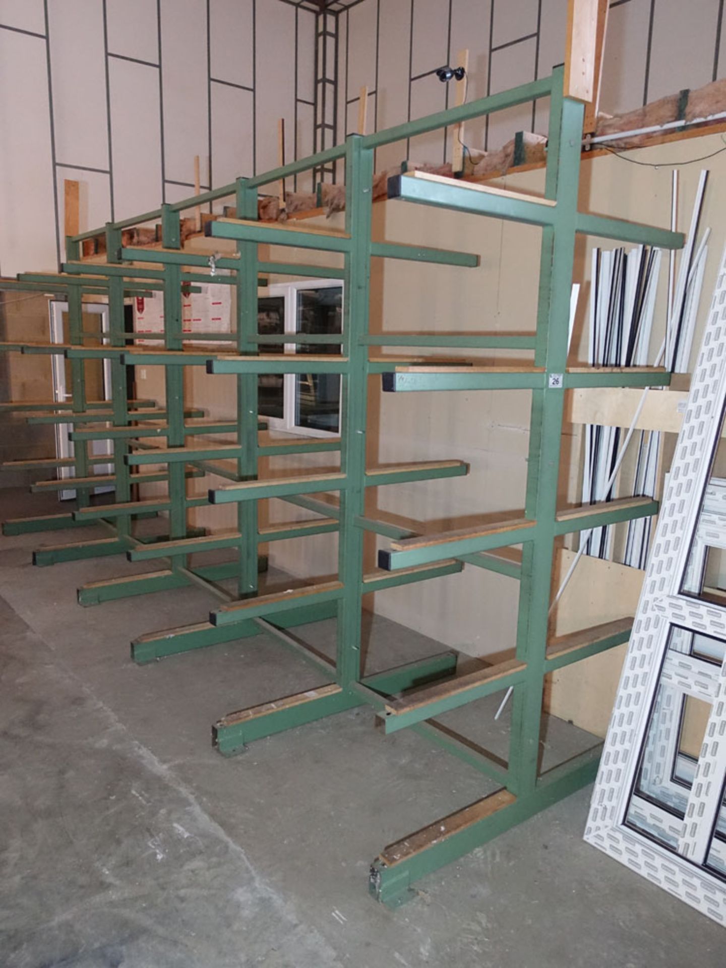 5 metre double sided freestanding wall rack