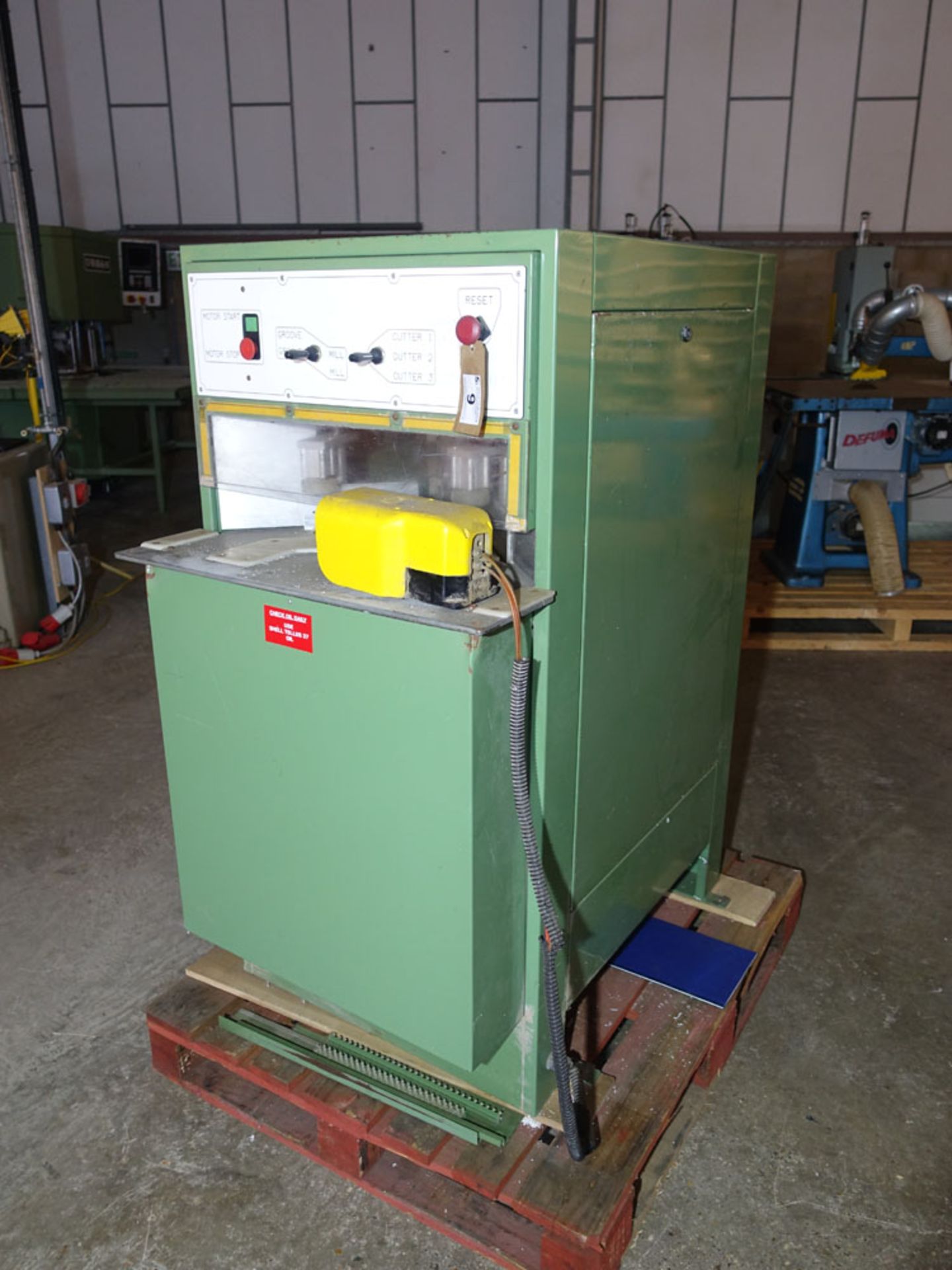 Jade Engineering model Proco3 corner cleaner/groover Serial number 153 Year 1997 - Image 2 of 6