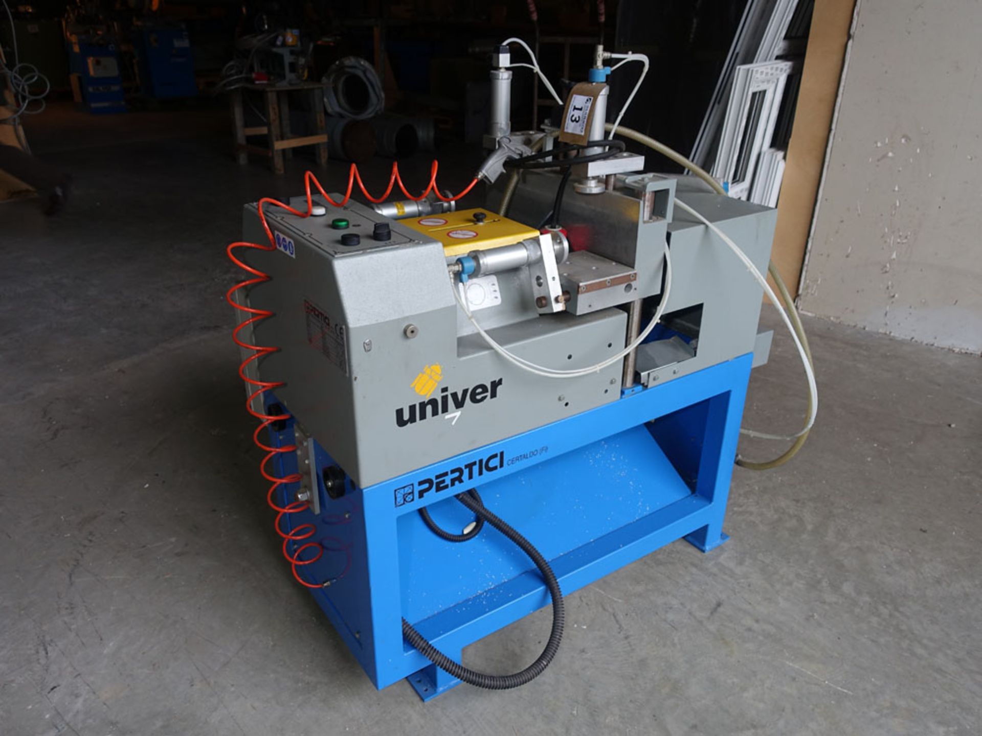 Pertici Univer model VC721 aluminium extrusion saw Serial number 06V110 Year 2006