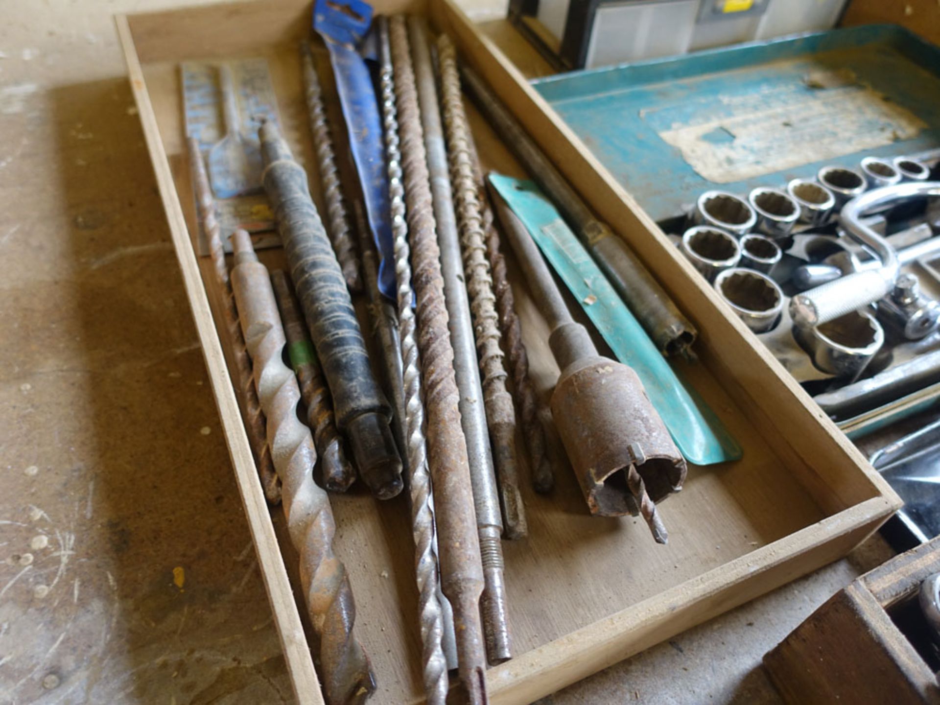 2 part socket sets, various spanners, SDS drill bits, etc - Image 2 of 4