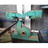 Green unnamed 3 phase electric twin bag dust extraction unit