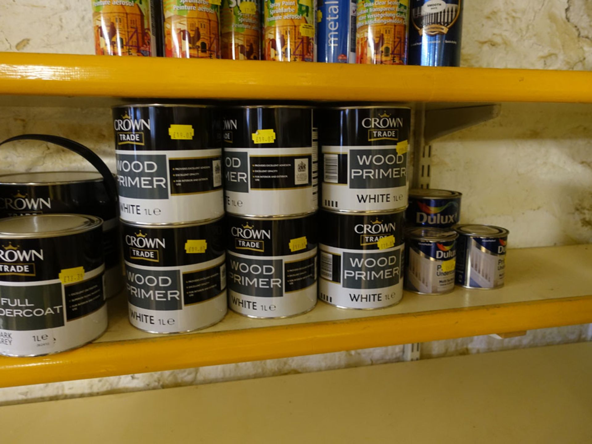 Range of approximately 30 various tins of Crown paints - Image 3 of 3