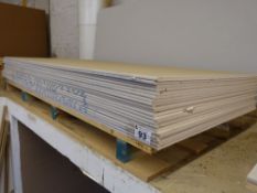 32 sheets of wall board plasterboard. 2 sizes - 1800 x 900 x 9.5 and 1220 x 900 x 9.5