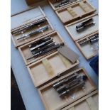 A range of hollow chisels