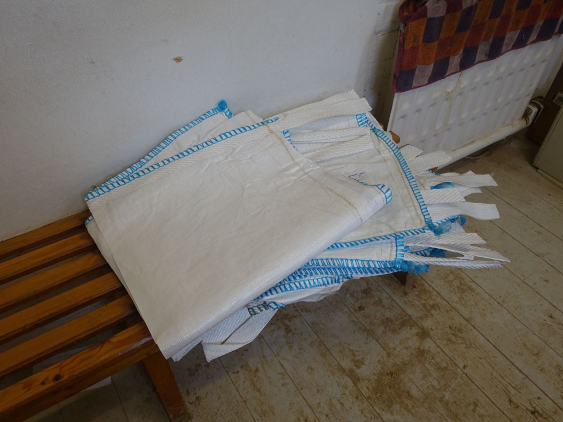 Contents of the tea room comprising folding table, first aid cabinet, Hotpoint microwave, etc - Image 6 of 7