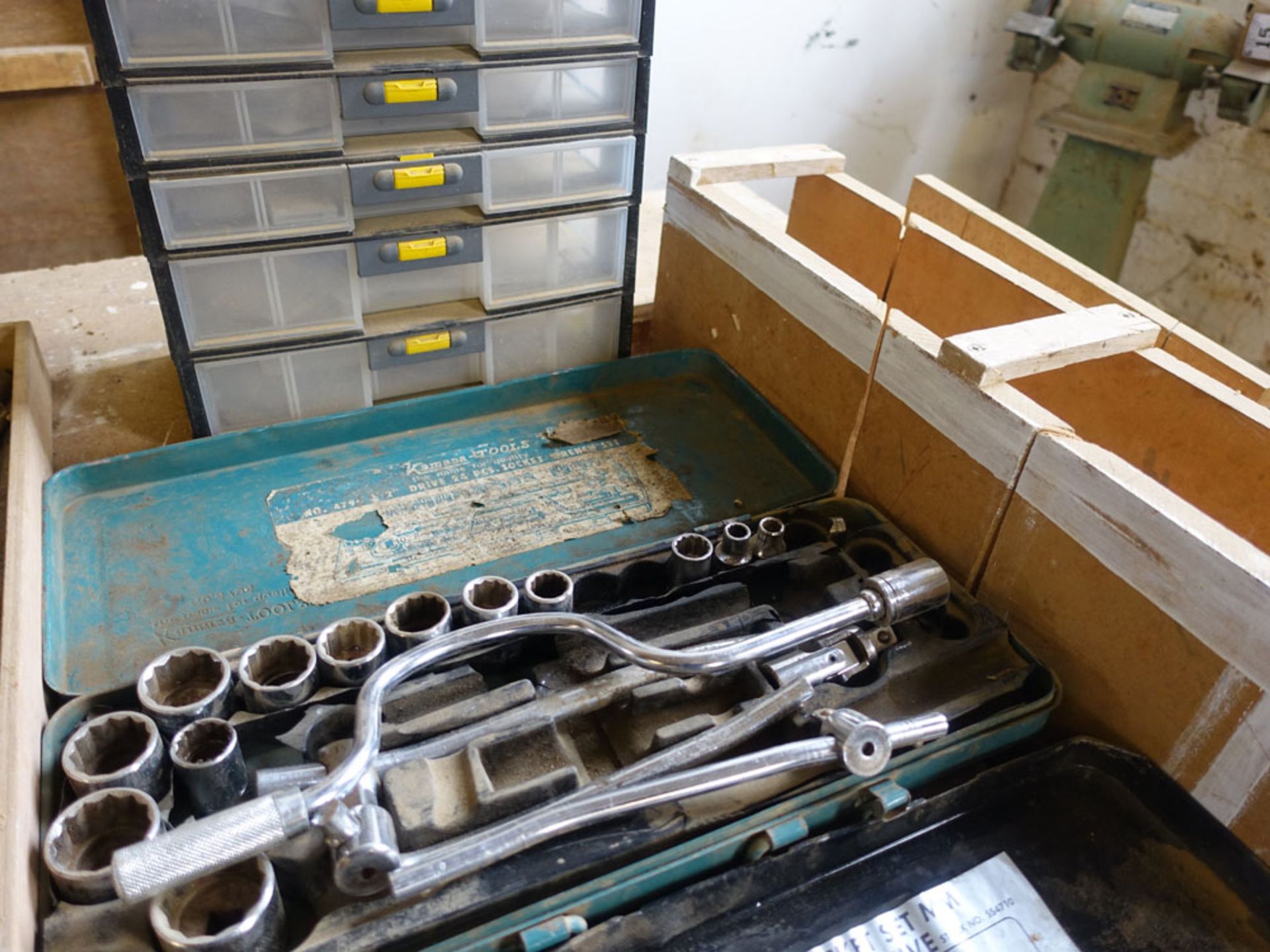 2 part socket sets, various spanners, SDS drill bits, etc - Image 3 of 4