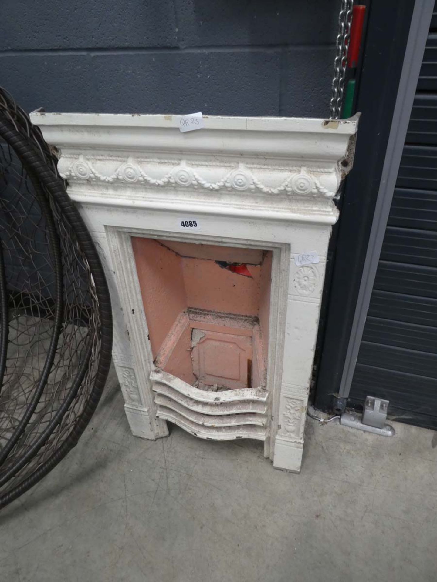 Cast iron fire surround