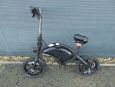Black Jetson Bolt electric bike with pedals and charger