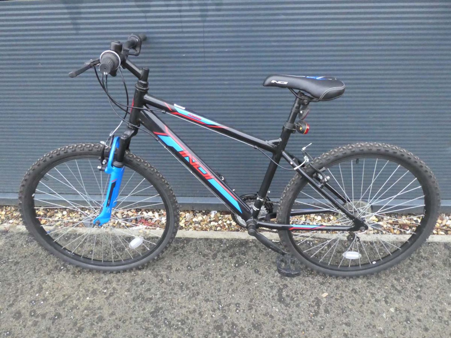 Indi gents black and red mountain bike