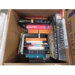 Box containing a quantity of reference books