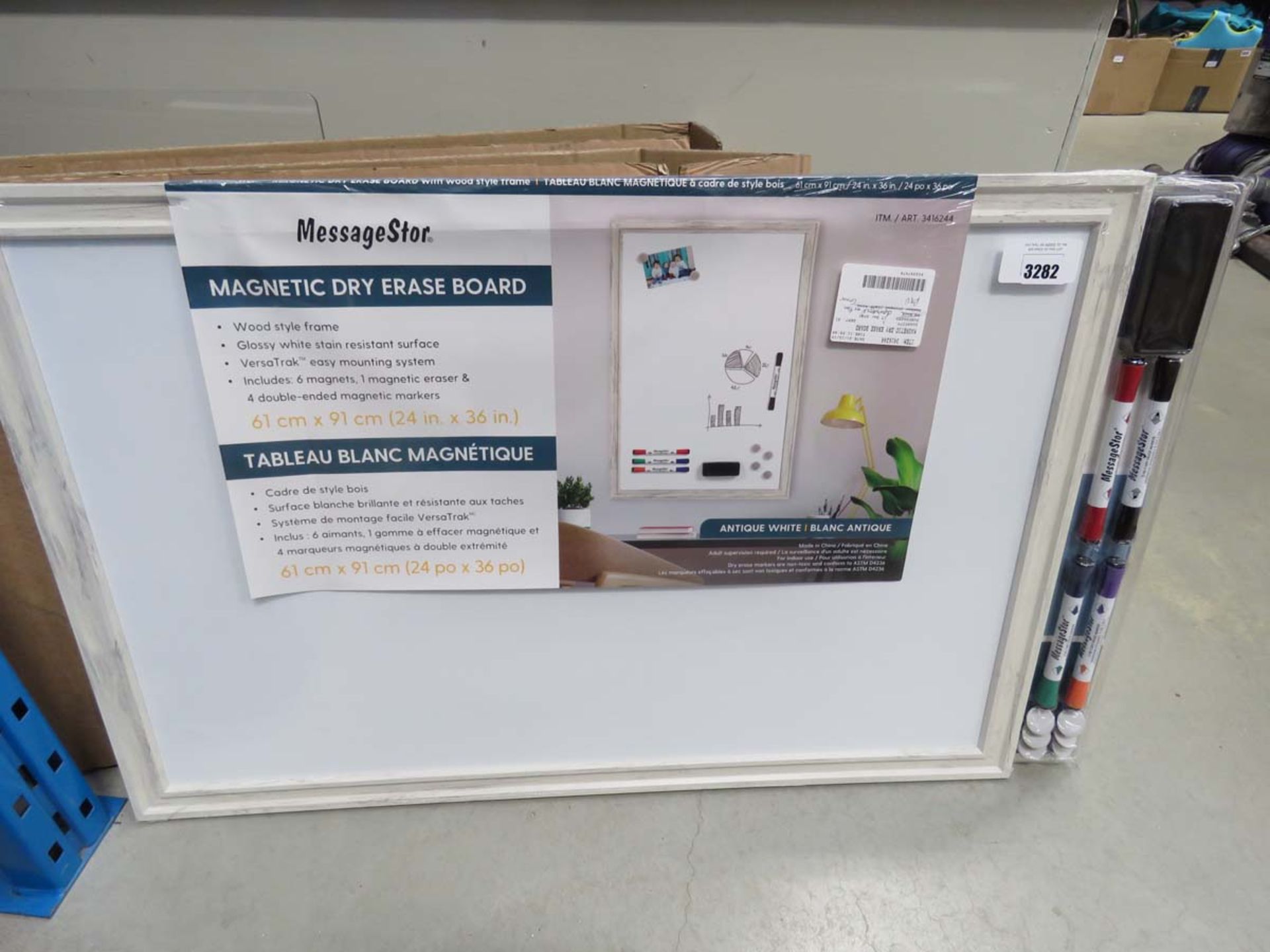 Magnetic dry erase board
