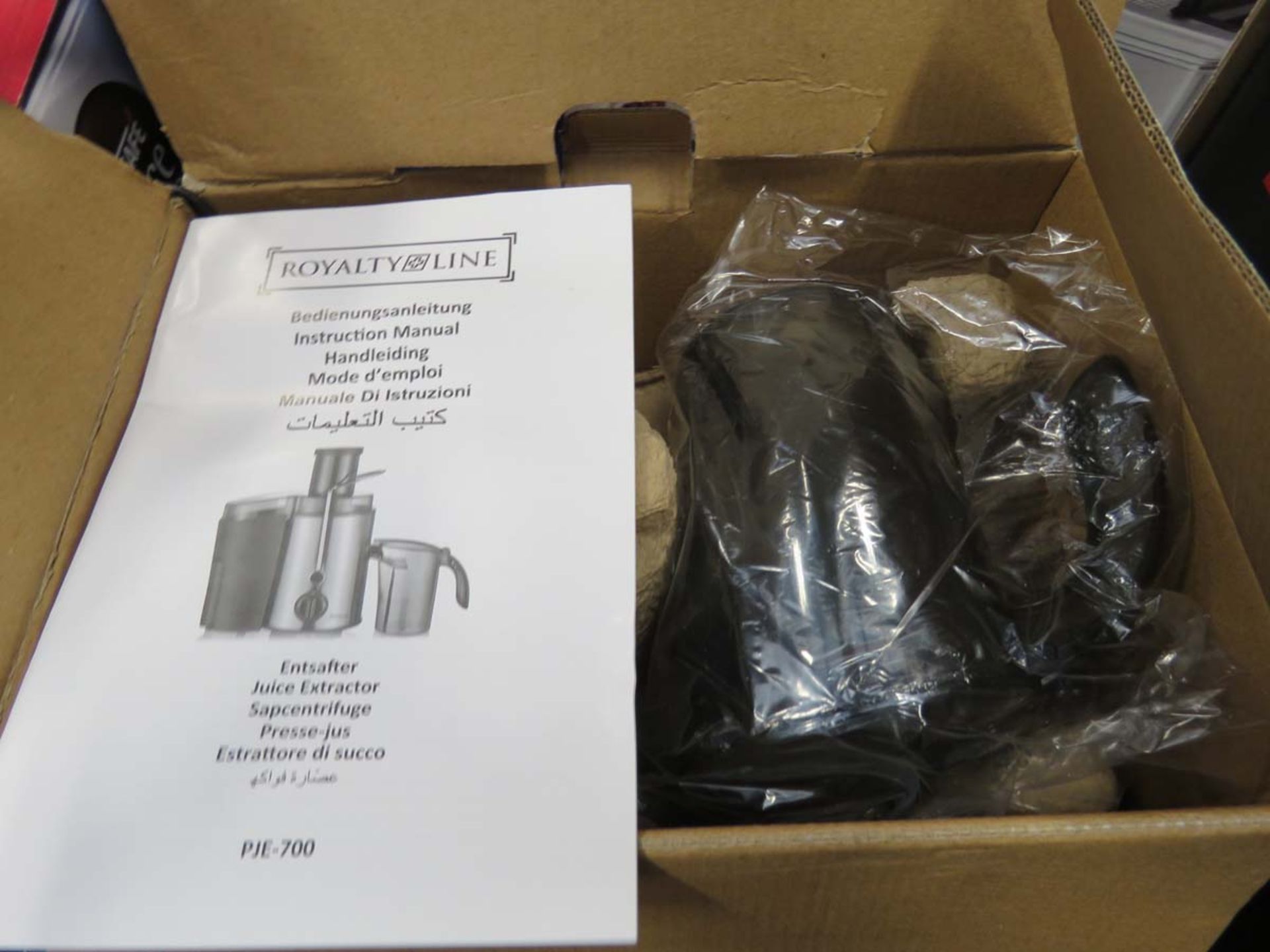 Royalty Line juice extractor in box with Smartguard slicer - Image 2 of 2