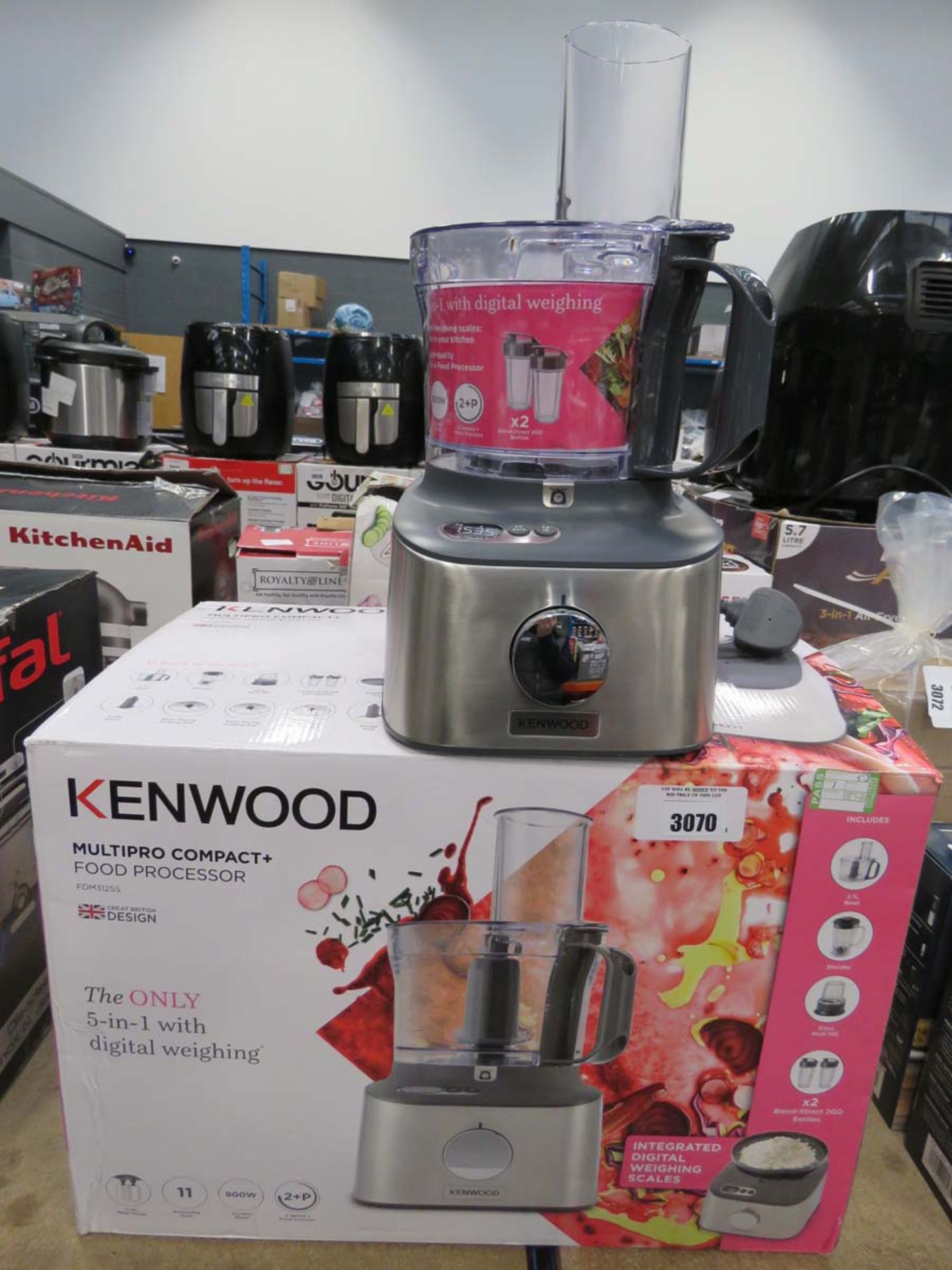 (53) Kenwood Multi Pro Compact Plus food processor with box