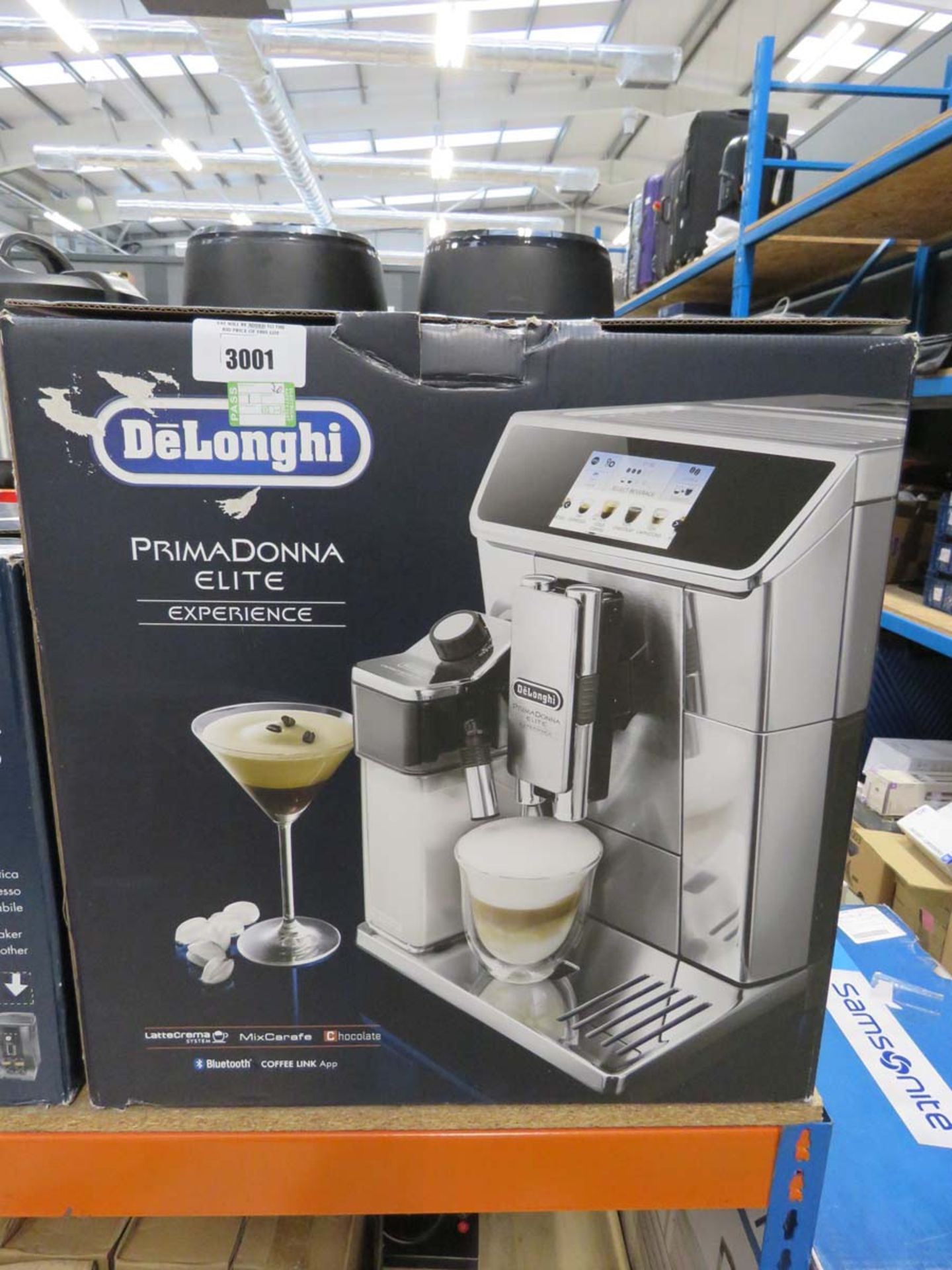 (20) De Longhi Prima Donna Elite Experience coffee machine with box