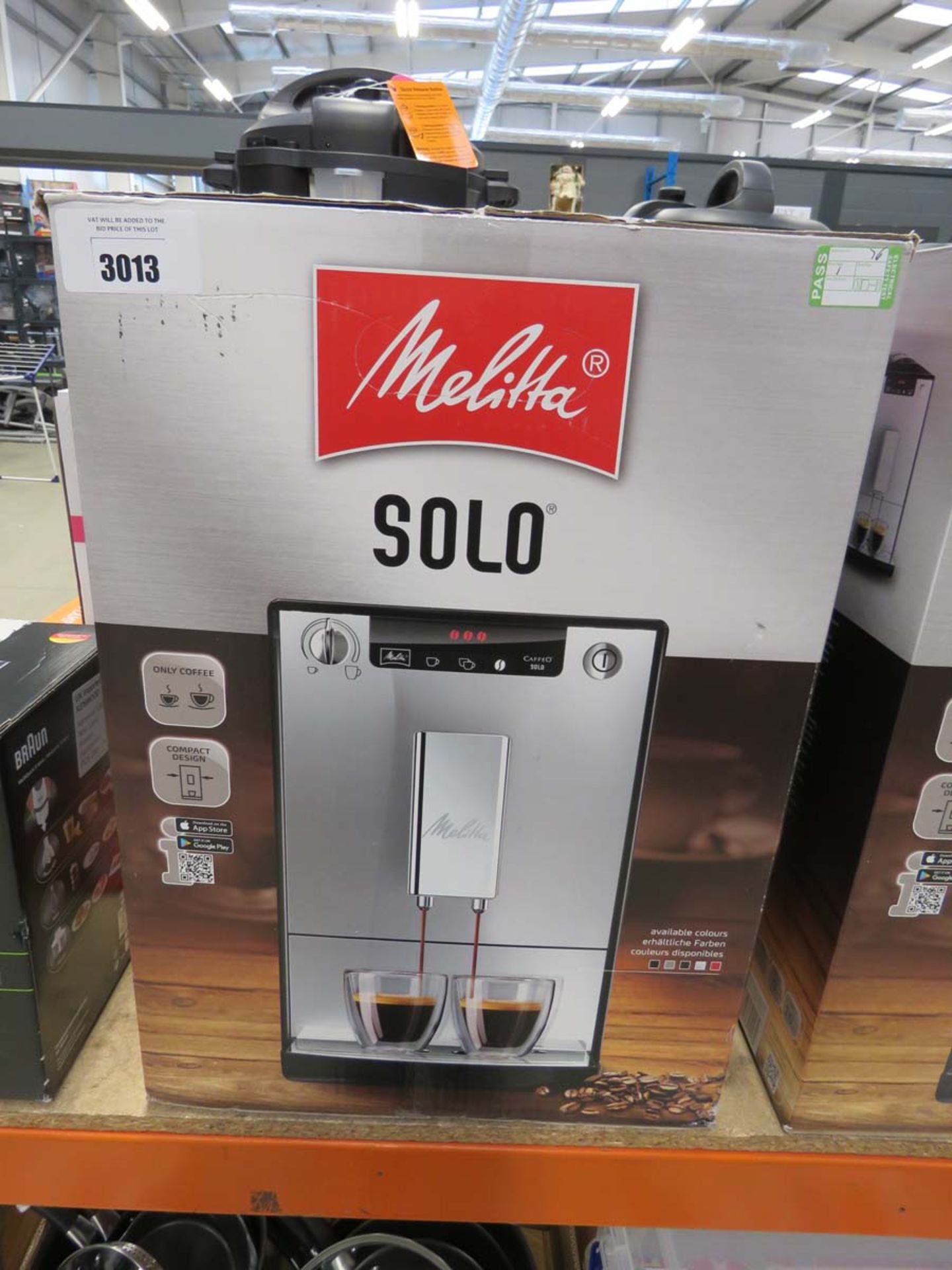 (76) Melitta Solo coffee machine in box