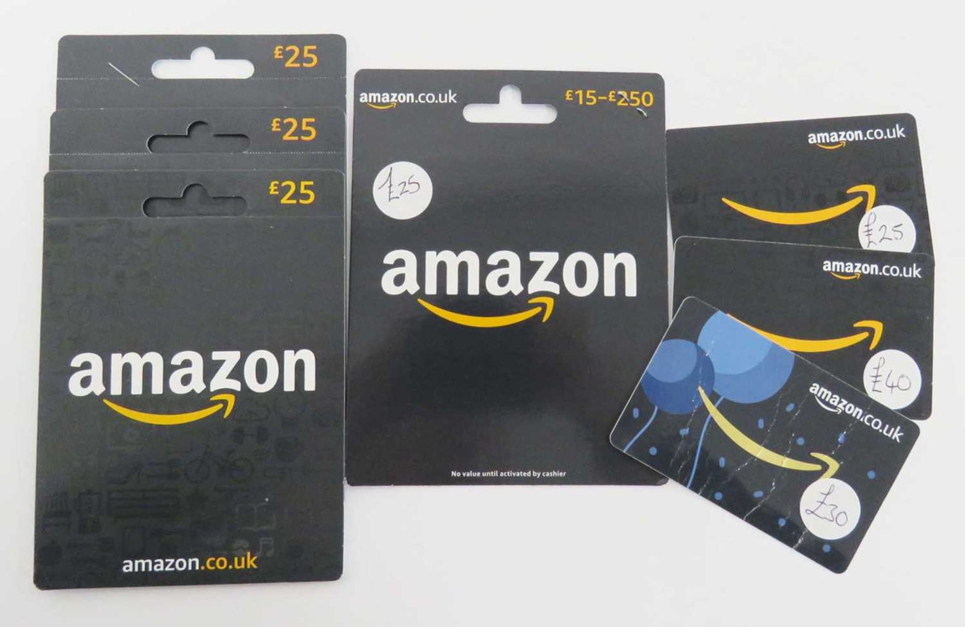 Amazon (x7) - Total face value £195