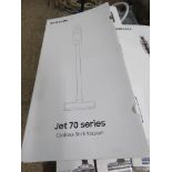 Samsung Jet 70 series cordless stick vacuum cleaner, boxed